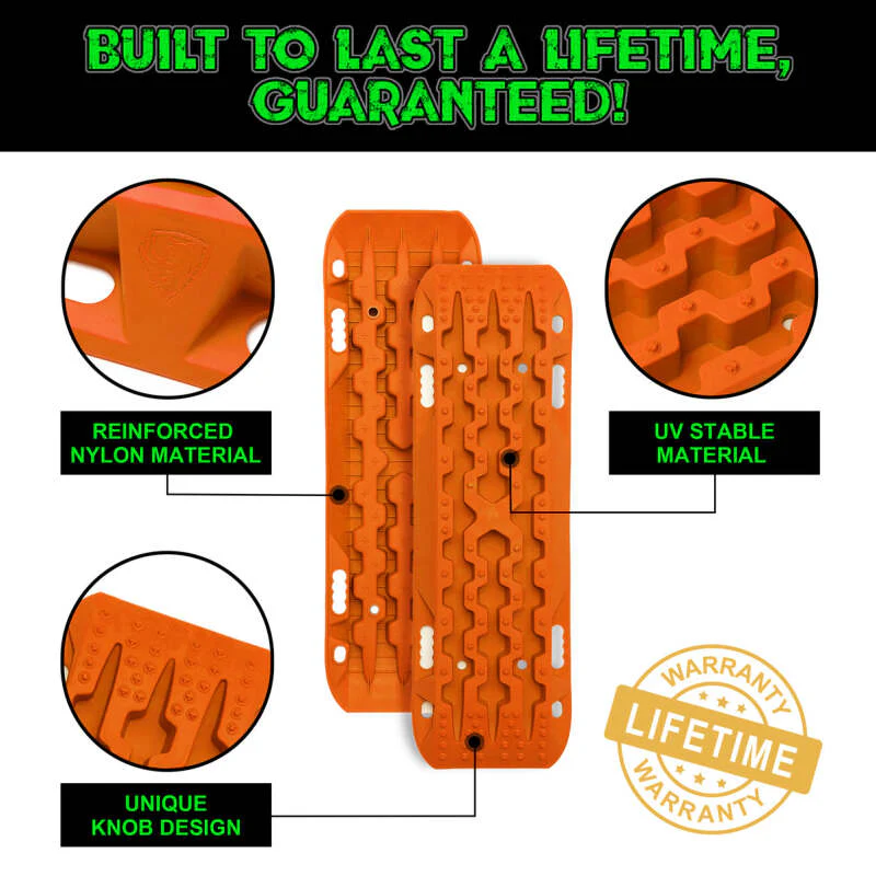 Rhino USA Recovery Traction Boards - Orange (Pair) - Image 5