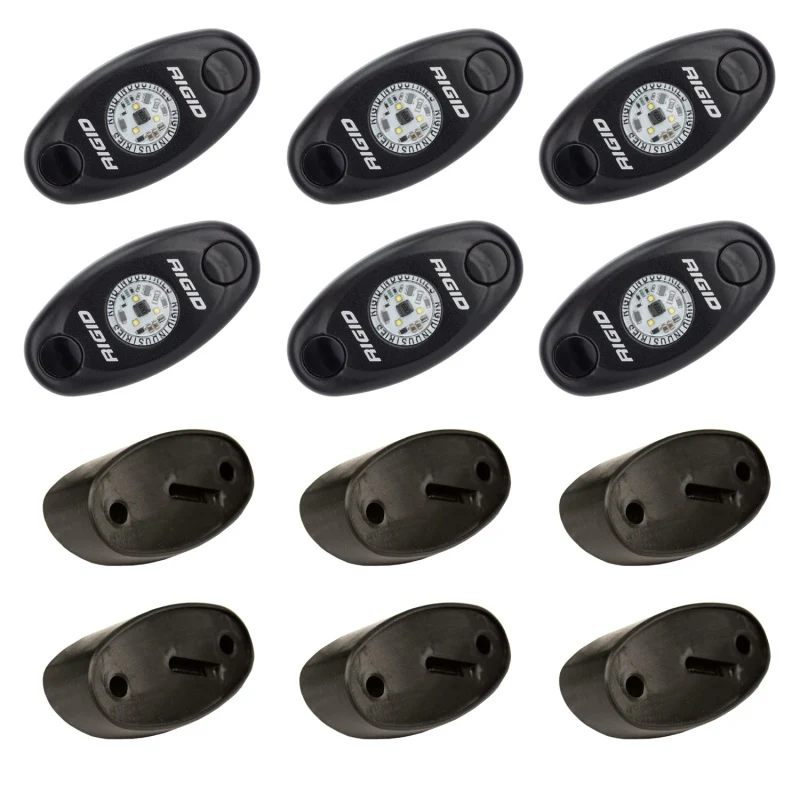 Rigid Industries Rock Light Kit- Amber (6 lights) - Image 2