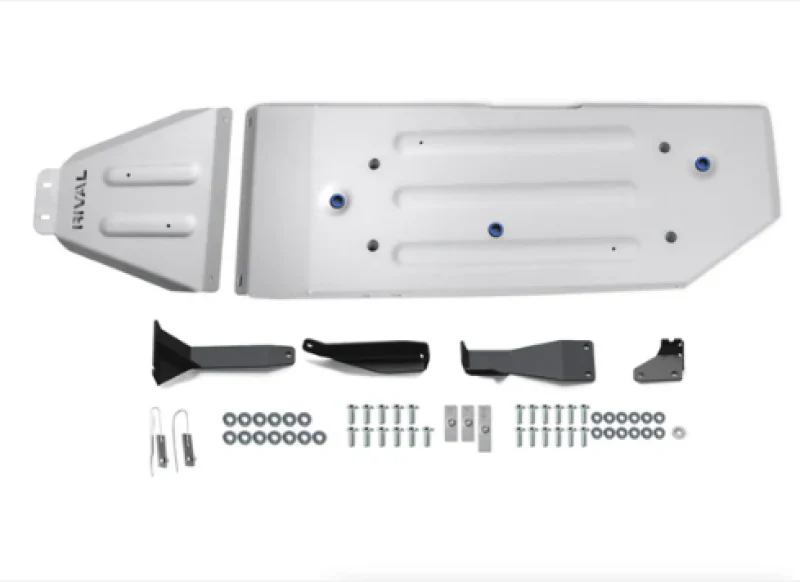 Rival 2016-2023 Toyota Tacoma 3Gen   Aluminum Gas Tank Skid Plate