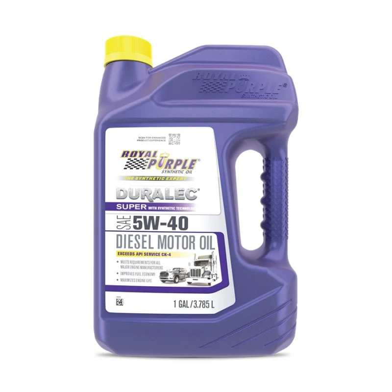 Royal Purple Duralec Super Diesel 5W40 CK-4 Motor Oil - 1 Gallon - Image 3