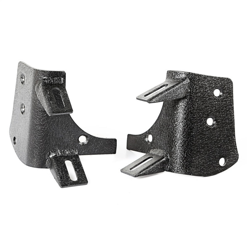 Rugged Ridge 97-06 Jeep Wrangler TJ Textured Black Dual A-Pillar Light Mount - Image 2