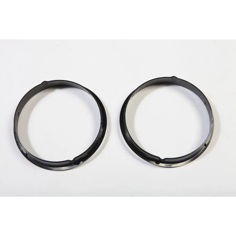 Rugged Ridge Headlight Bezels Black 97-06 Jeep Wrangler - Image 2