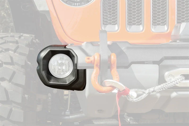 Rugged Ridge Jeep 19-22 Wrangler JL/20-22 Gladiator Venator Front Bumper Stubby Ends - Black - Image 3