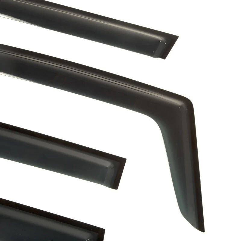 Rugged Ridge Window Visor 4-pc set Black 15-18 Renegade BU - Image 3