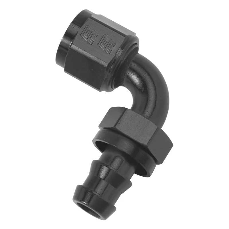 Russell Performance -10 AN Twist-Lok 90 Degree Hose End (Black) - Image 2