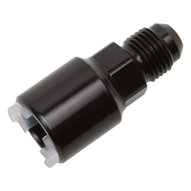 Russell Performance -6 AN male to 3/8in SAE quick-disconnect female (Black Single) - Image 2