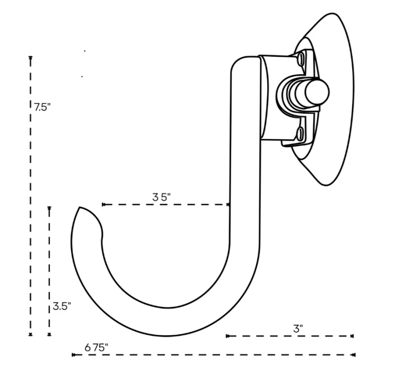 SeaSucker Utility Hook - Black - Image 4