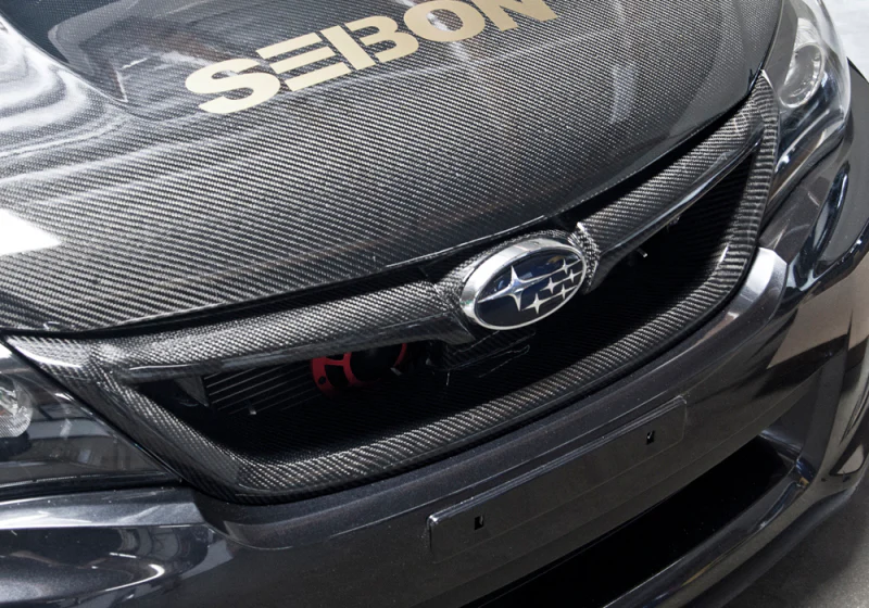 Seibon 11-13 Subaru Impreza/WRX/STi Carbon Fiber Front Grill - Image 13