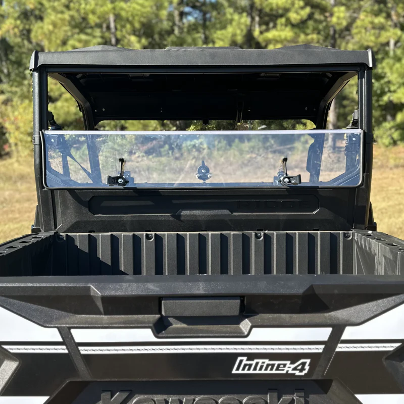 Seizmik 24+ Kawasaki Ridge Rach Rear Folding Windshield- UV - Image 4