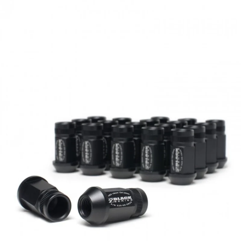 Skunk2 12 x 1.5 Forged Lug Nut Set (Black Series) (20 Pcs.) - Image 3