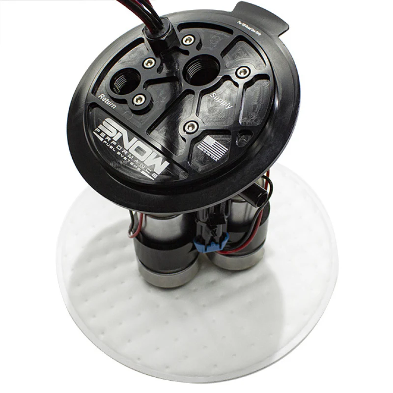 Snow 2015+ Dodge Hellcat/Demon/Redeye High Output Fuel Hat - Triple Pump - Image 2