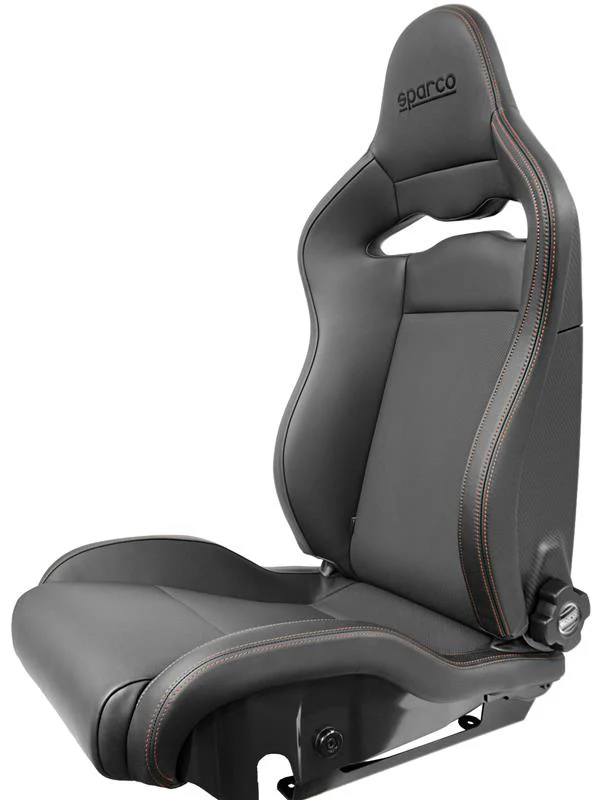 Sparco Seat SPX Leather/Alcantara Black - Left - Image 4