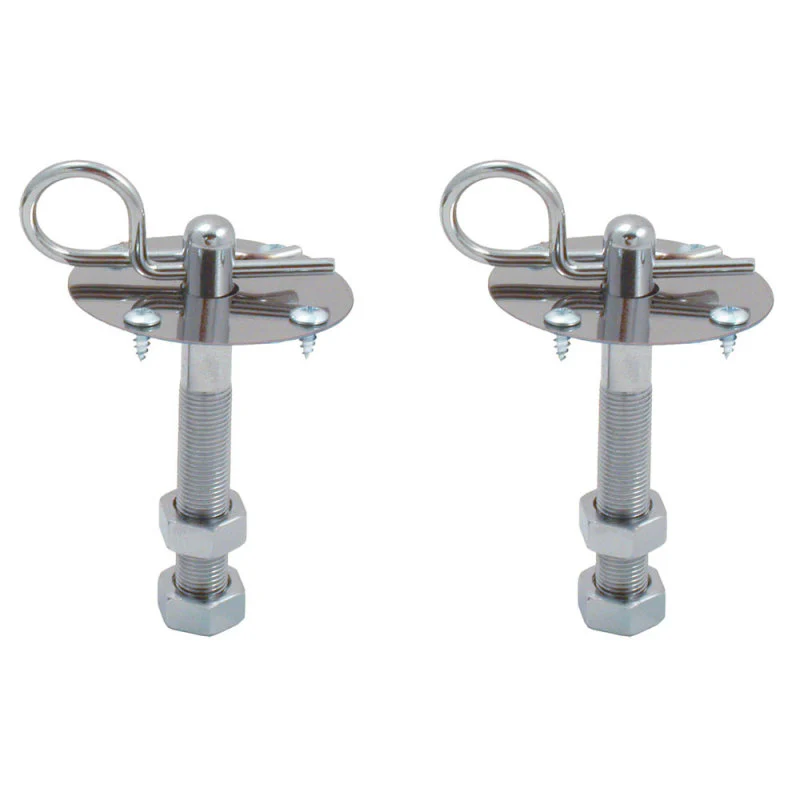Spectre Hood Pin Kit - Chrome - Image 2