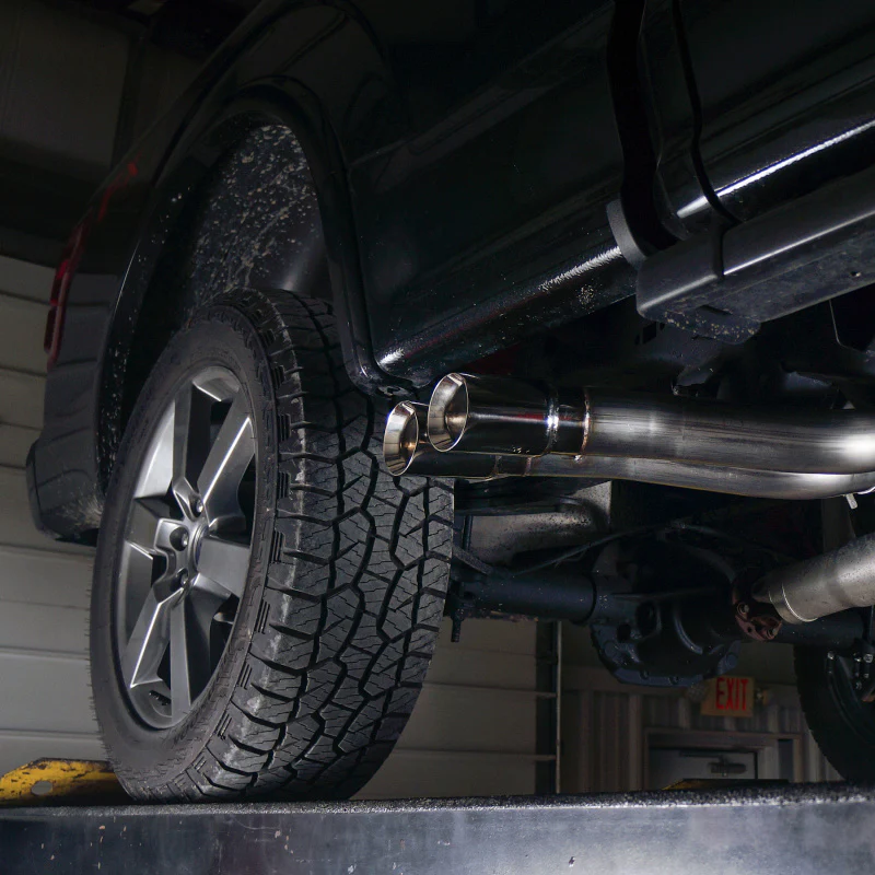 Stainless Works 2015-18 F-150 Exhaust X-Pipe Resonator Muffler Exits In Front Of Passenger Rear Tire - Image 6