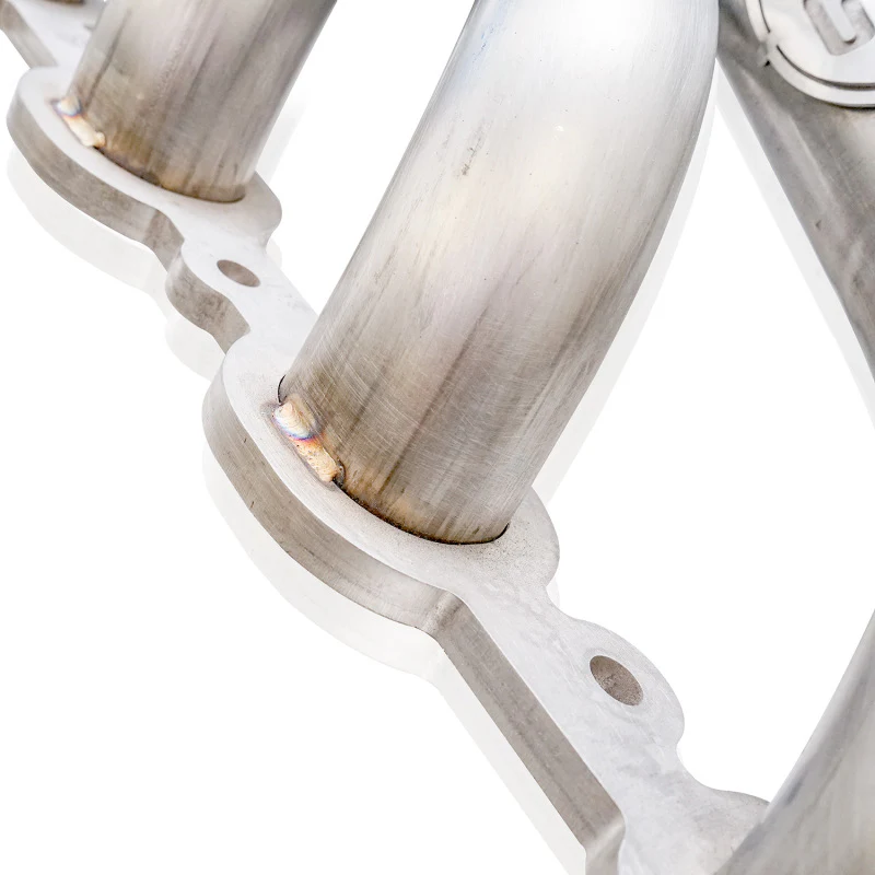 Stainless Works 2019+ Chevrolet Silverado 5.3L Catted Headers 1-7/8in Primaries 3in Leads Y-Pipe - Image 2