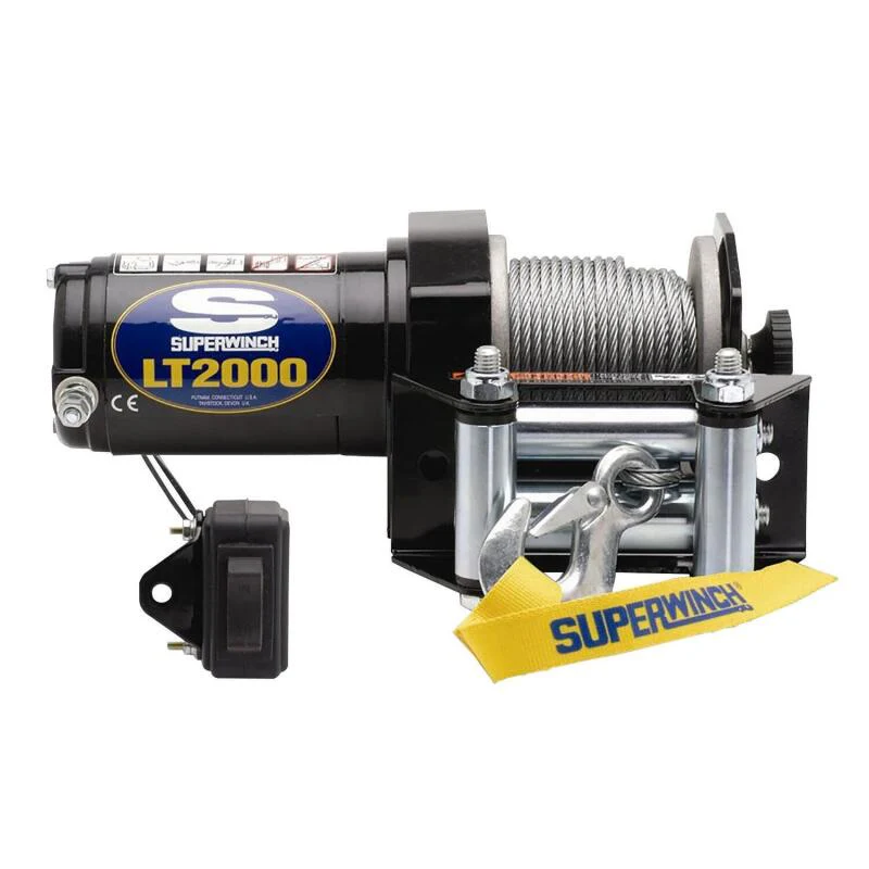 Superwinch 2000 LBS 12V DC 5/32in x 49ft Steel Rope LT2000 Winch - Image 2