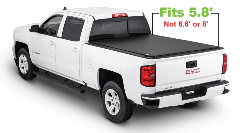 Tonno Pro 14-19 Chevy Silverado 1500 5.8ft Fleetside Lo-Roll Tonneau Cover - Image 21