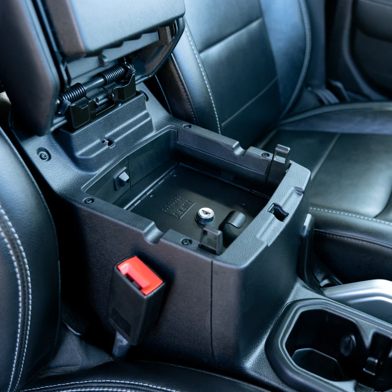 Tuffy Console Safe W/ Keyed Lock For Jeep Wrangler & Gladiator - Image 4