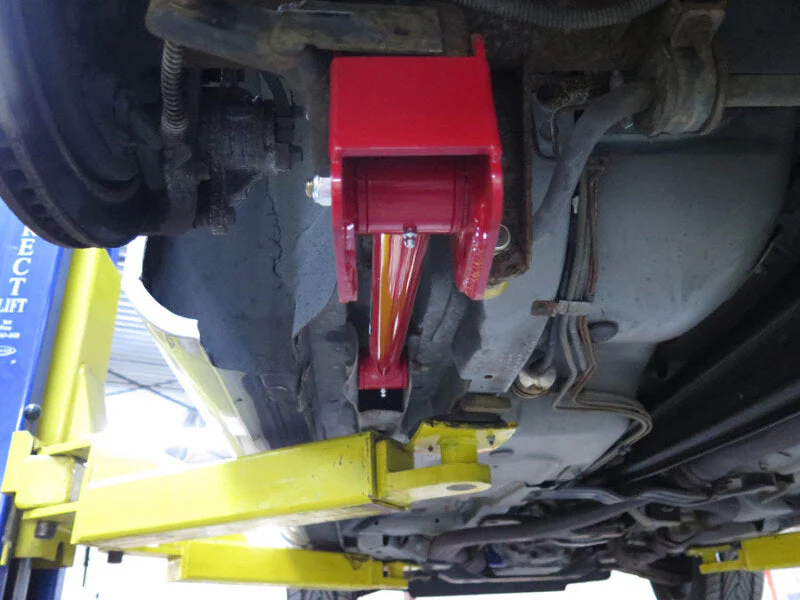 UMI Performance 82-02 GM F-Body Tubular Non-Adjustable Lower Control Arms - Red - Image 2