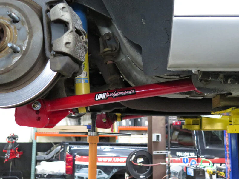 UMI Performance 82-02 GM F-Body Tubular Non-Adjustable Lower Control Arms - Red - Image 3
