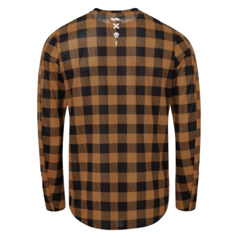USWE Flannel Long Sleeve Lightweight Off-Road Jersey Bronze - Large - Image 2