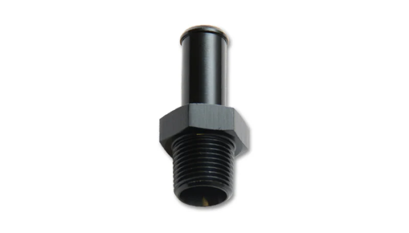 Vibrant 1/16in NPT to 1/4in Barb Straight Fitting - Aluminum - Image 2