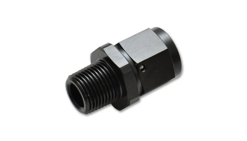 Vibrant -10AN to 3/8in NPT Female Swivel Straight Adapter Fitting - Image 2