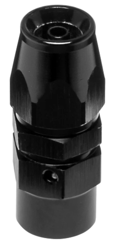 Vibrant -3AN Straight High Flow Hose End Fitting for PTFE Lined Flex Hose - Aluminum