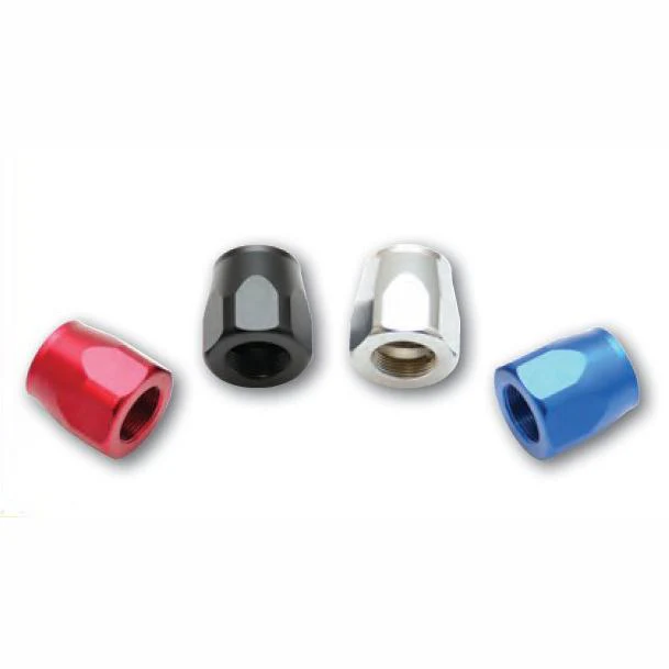 Vibrant -4AN Hose End Socket - Red
