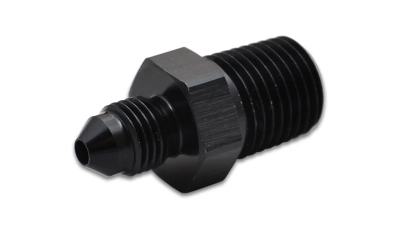 Vibrant -4AN to 3/8in NPT Straight Adapter Fitting - Aluminum - Image 2