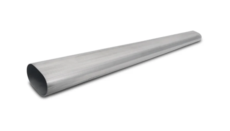 Vibrant 4in Oval (Nominal Size) T304 SS Straight Tubing (16 ga) - 5 foot length - Image 2