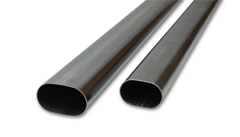 Vibrant 4in Oval (Nominal Size) T304 SS Straight Tubing (16 ga) - 5 foot length - Image 3