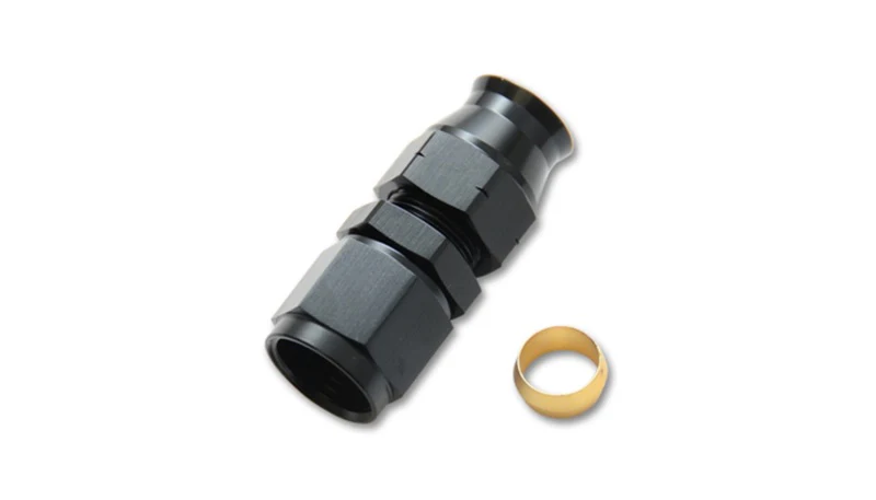 Vibrant -6AN Female to 5/16in Tube Adapter Fittings with Brass Olive Insert - Image 2