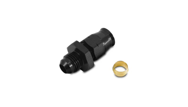 Vibrant -6AN Male to 5/16in Tube Adapter Fittings with Brass Olive Insert - Image 3