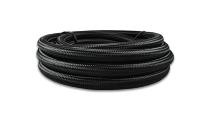 Vibrant - 8 AN Black Nylon Braided Flex Hose w/PTFE Liner (150ft Roll) - Image 2