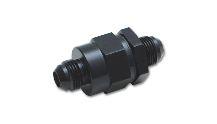 Vibrant Fuel Pump Check Valve -6AN Male Flare to 12mm x 1.5 Metric