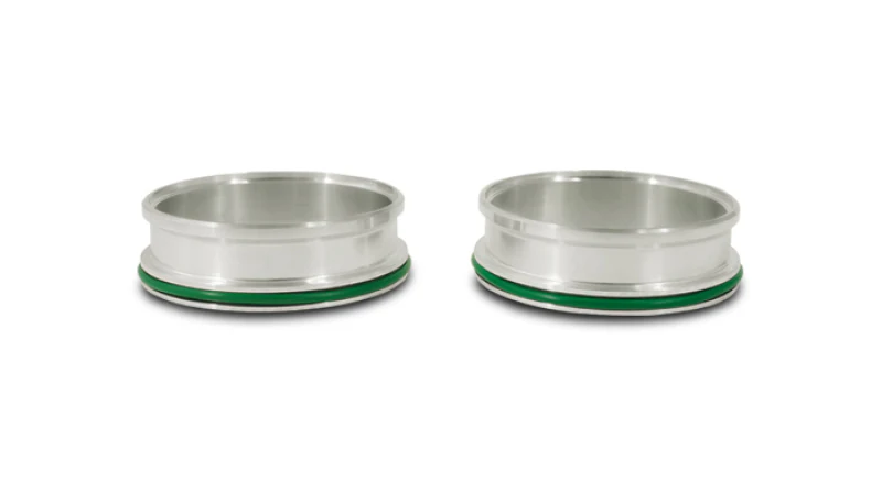 Vibrant HD Aluminum Weld Ferrules w/ O-Rings for 2in OD Tubing - Sold in Pairs - Image 2