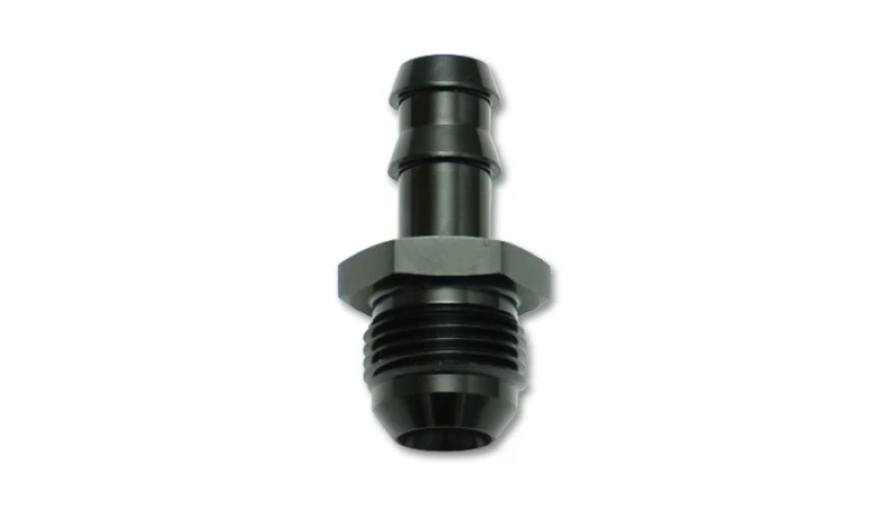 Vibrant Male -6AN to 5/16in Hose Barb Straight Aluminum Adapter Fitting - Image 2