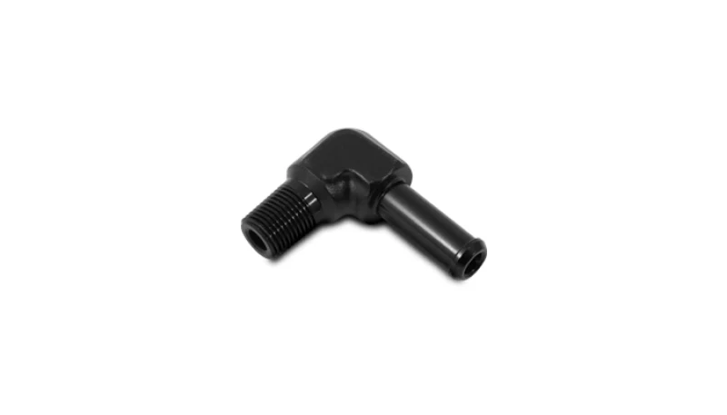 Vibrant Male NPT to Hose barb Adapter 90 Degree NPT 1/2in Hose 1/2in