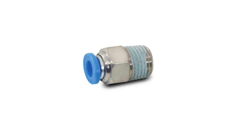 Vibrant Male Straight Fitting for 1/4in OD Tubing (3/8in NPT Thread) - Image 2