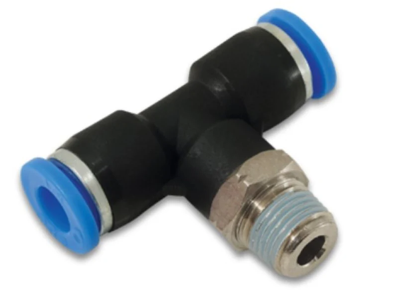 Vibrant Male Tee 1-Touch Fitting for 5/32in OD Tube (1/8in NPT) - Image 3