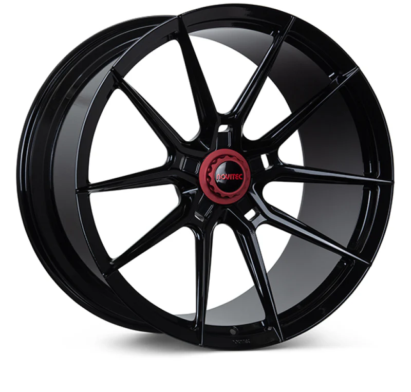 Vossen x Novitec NF10 21x9in - 5x114.3 BP - ET35 - Gloss Black Ferrari 488 / F8 Front Wheel - Image 4
