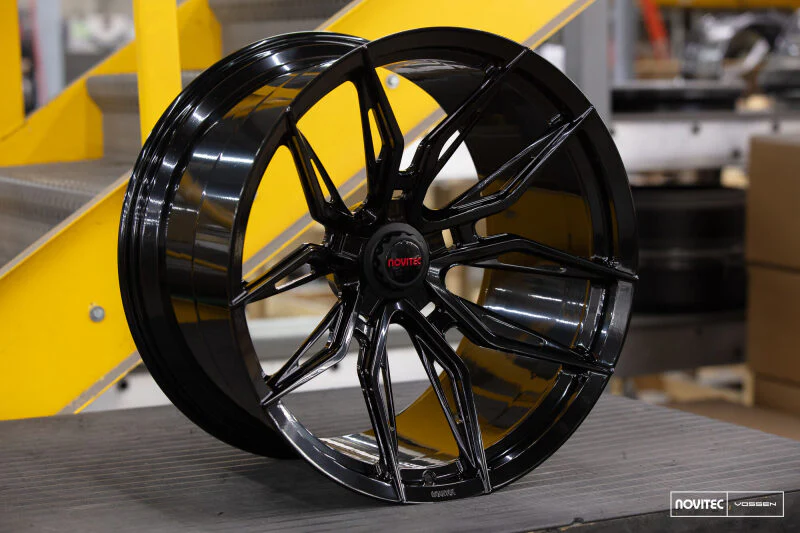 Vossen x Novitec NF11 21x9in - 5x114.3 BP - ET35 - Gloss Black Ferrari 488 / F8 Front Wheel - Image 2