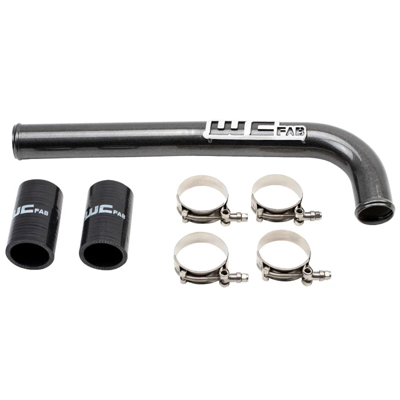 Wehrli 10-18 Dodge 6.7L Cummins Upper Coolant Pipe - Candy Red - Image 6