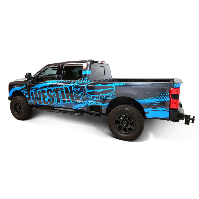 Westin 15-25 Ford F-150 SuperCrew / 17-25 F-250/350 CC AT6 Running Boards - Black - Image 10