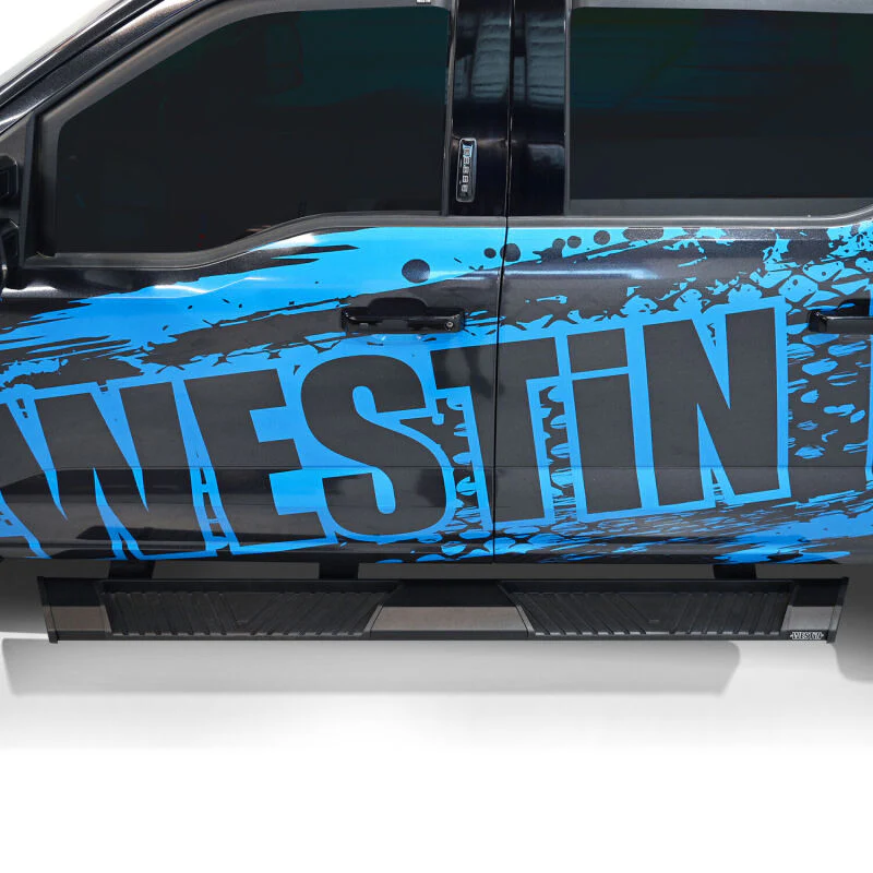 Westin 15-25 Ford F-150 SuperCrew / 17-25 F-250/350 CC AT6 Running Boards - Black - Image 7