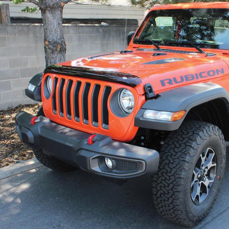 Westin 2018 Jeep Wrangler JL Wade Platinum Bug Shield - Smoke - Image 3