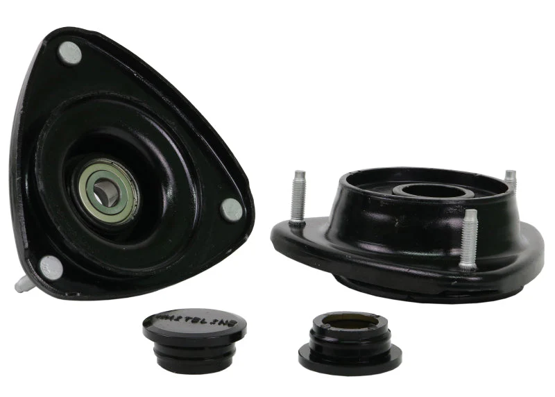 Whiteline 04-07 Subaru WRX/STi / 98-02 Subaru Forester Front Upper Strut Mounts - Offset Assembly - Image 3