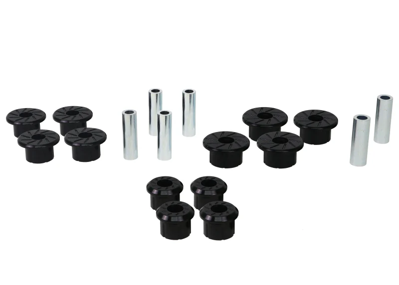 Whiteline 1999-2018 Chevrolet Silverado 1500 Spring - Eye Front/Rear And Shackle Bushing - Image 2