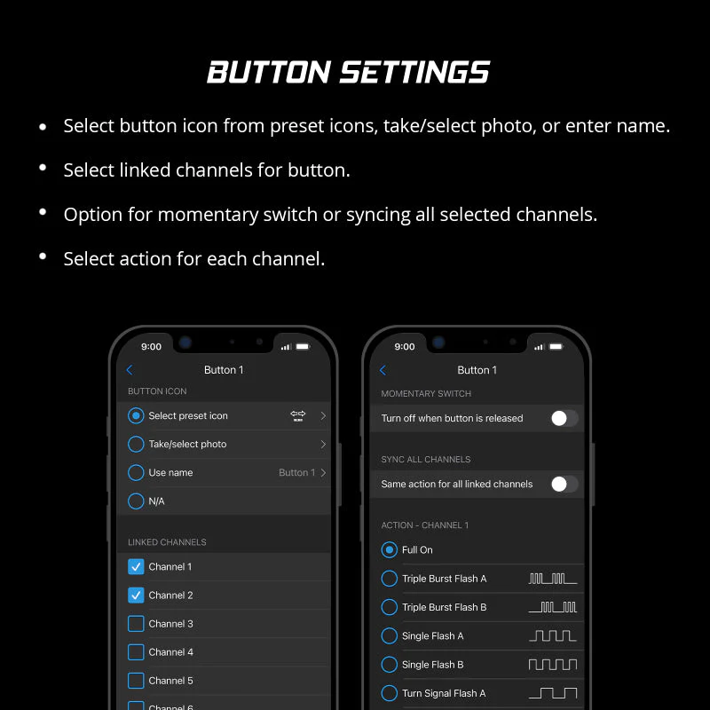 XK Glow XKcommand Bluetooth Switch Panel for Lights 12V Accessory Offroad - Image 4